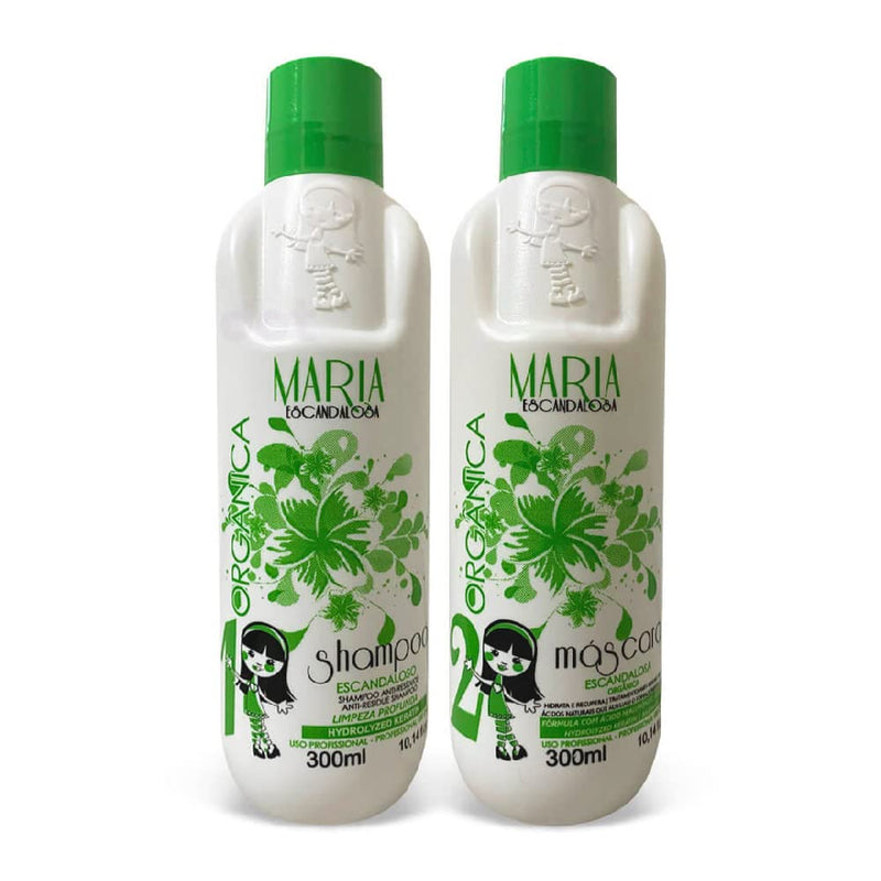 Bonequinha Escandalosa Orgánica Progresiva 2x300/ 2x10.1fl.oz - Bonequinha Escandalosa | Tratamiento de queratina brasileña 