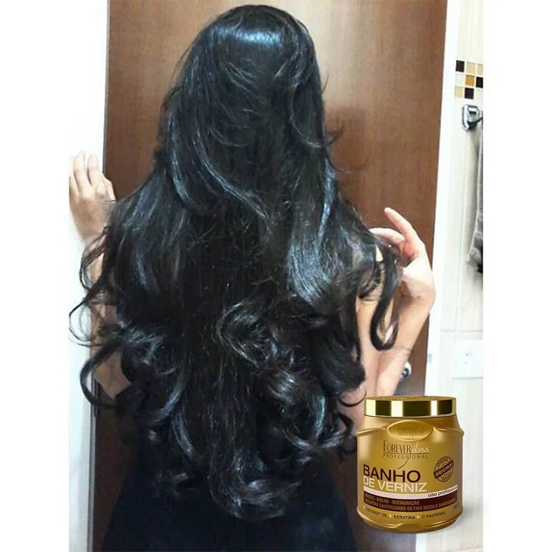 Forever Liss Mask Hydration and Shine Varnish Bath - 250g/Home Hair Care