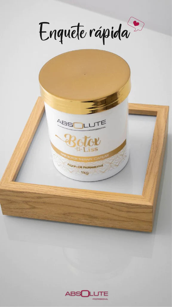 Brazilian Hair B-tox Liss Tratamento Para Todos os Tipos de Cabelo - Absolute Cosmetic | Brazilian Keratin Treatment/ 1kg